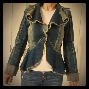Allen B Denim Fitted Jacket
